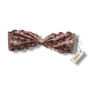 Marysia Swim Antibes Bikini Top Bandeau Pink Bandana NWT Size Small